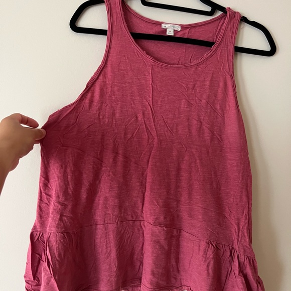Gap Cotton Pastel Red Tank Top A line - Picture 4 of 6